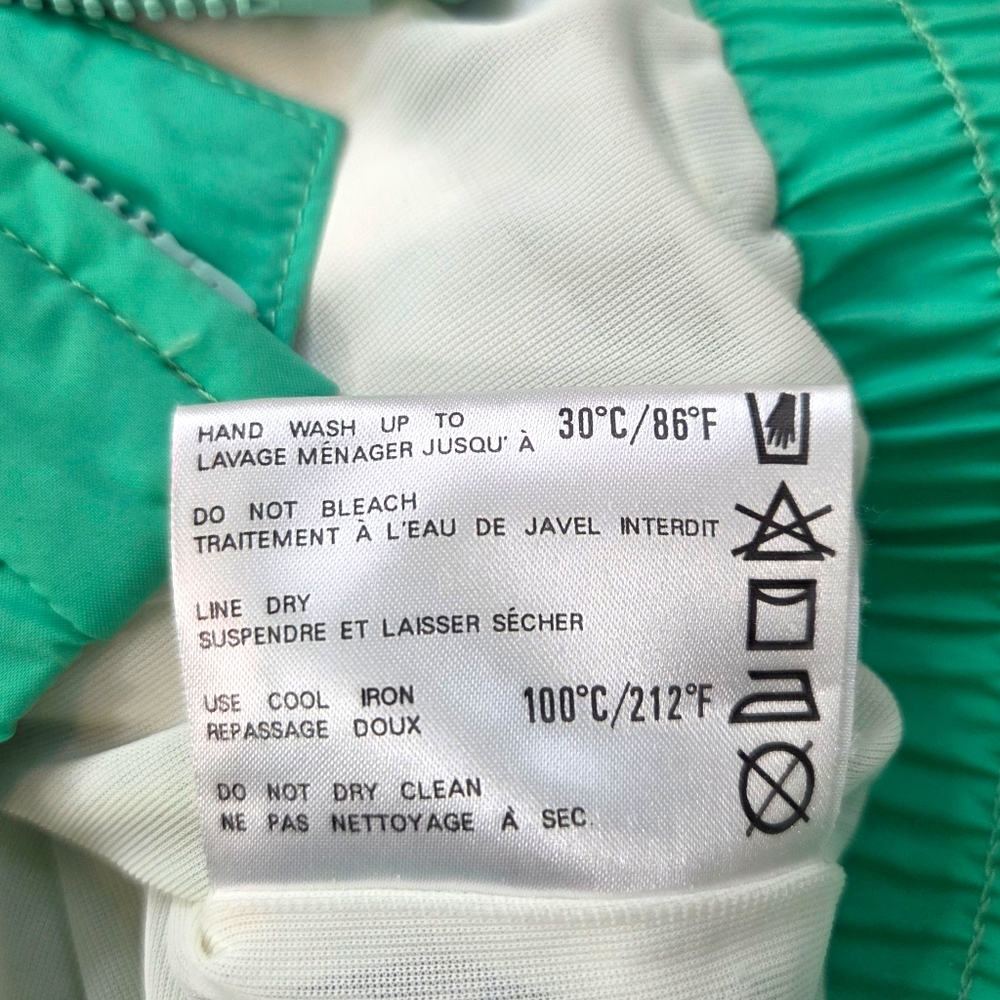 Vintage 80s 90s Colorblock Windbreaker Ski Snow Jacket Half Zip Anorak Womens 12 - Picture 13 of 15